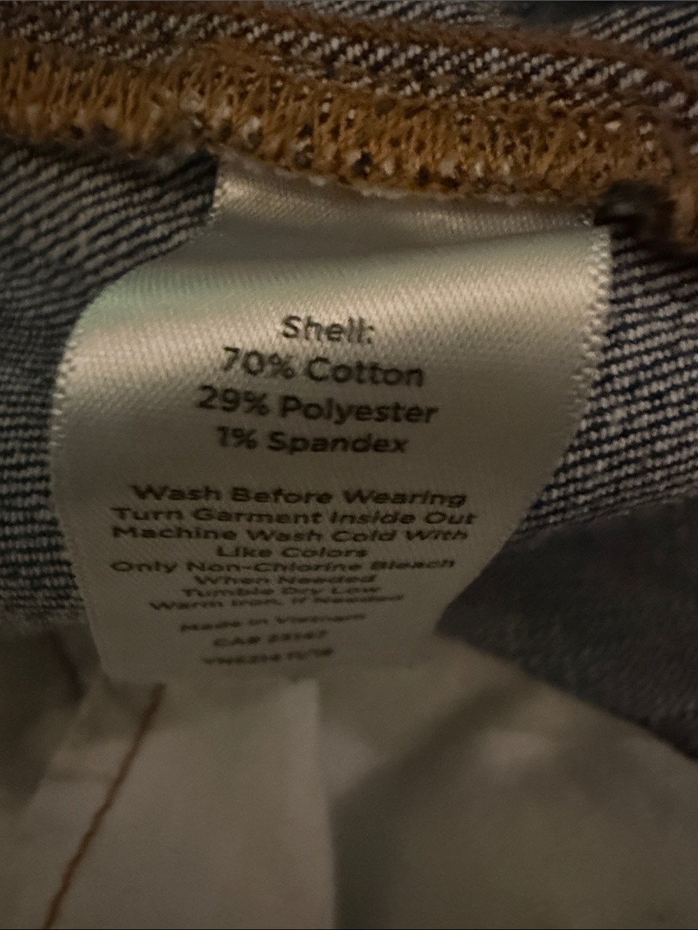 Talbots Light Blue High-Waist Wide Crop Jeans. Sz 16 - Picture 5 of 5